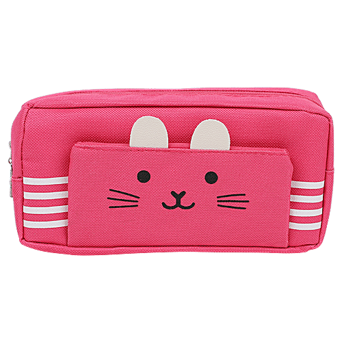 DP Printed Fabric Pencil Pouch - Magenta, BB1256DMGT, 1 pc  