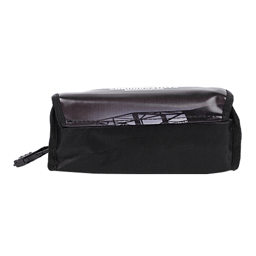 DP Printed Fabric Pencil Pouch - Black, BB1261DBLK, 1 pc  