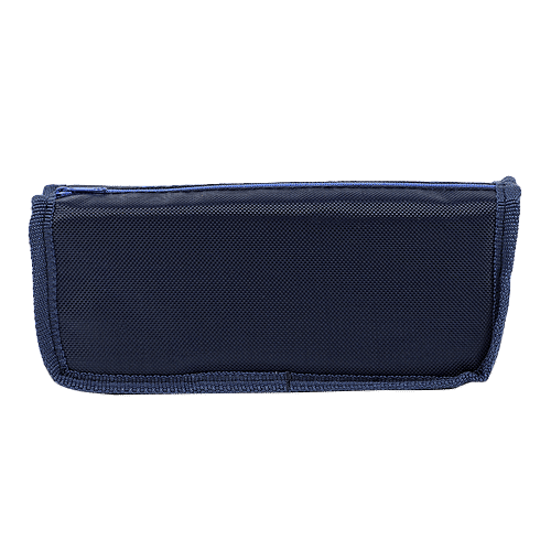 DP Printed Fabric Pencil Pouch - Blue & Black, BB1265DBLU, 1 pc  