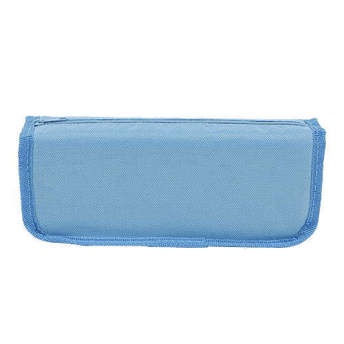 DP Printed Fabric Pencil Pouch - Blue , BB1266DBLU, 1 pc  