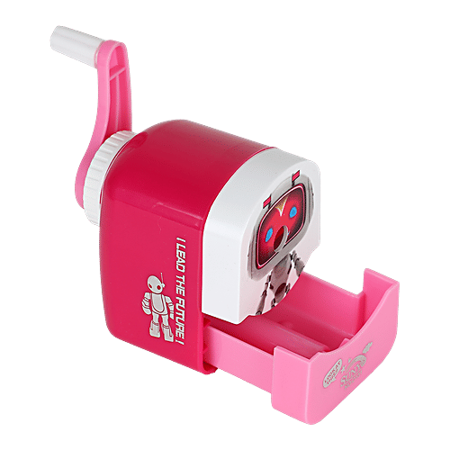 suny Pink Pencil Desktop Sharpener - Plastic, House Shaped, BB1290PNK, 1 pc Durable, Strong, Lightweight