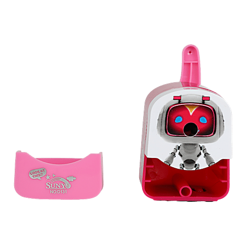 suny Pink Pencil Desktop Sharpener - Plastic, House Shaped, BB1290PNK, 1 pc Durable, Strong, Lightweight