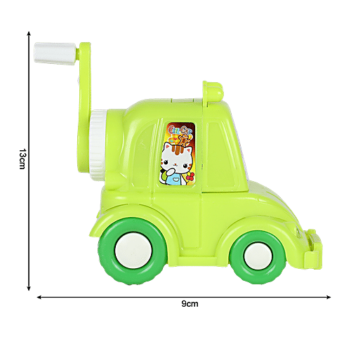 suny Green Pencil Desktop Sharpener - Plastic, Car Shaped, BB1293GRN, 1 pc  Durable, Strong, Lightweight