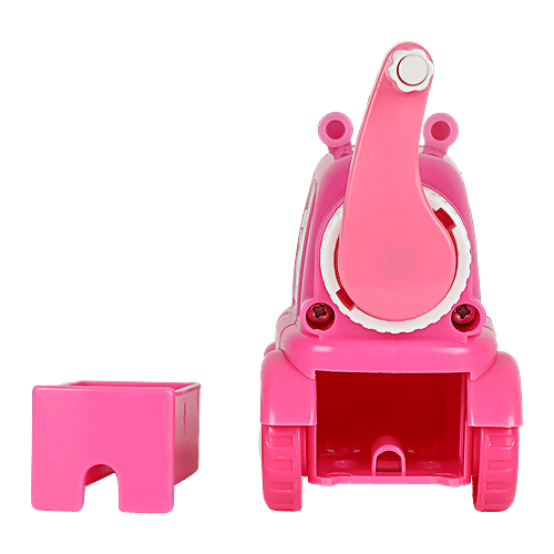 suny Pink Pencil Desktop Sharpener - Plastic, Car Shaped, BB1293PNK, 1 pc Durable, Strong, Lightweight