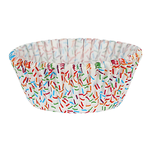 DP Multicoloured Cupcake Moulds - Paper, Printed, BB1327, 100 pcs  