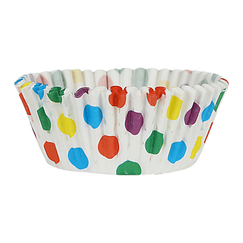 DP Multicoloured Cupcake Moulds - Paper, Printed, BB1328, 100 pcs  
