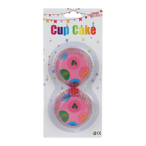 DP Multishaped Printed Cupcake Moulds - Paper, BB1341, 50 pcs  