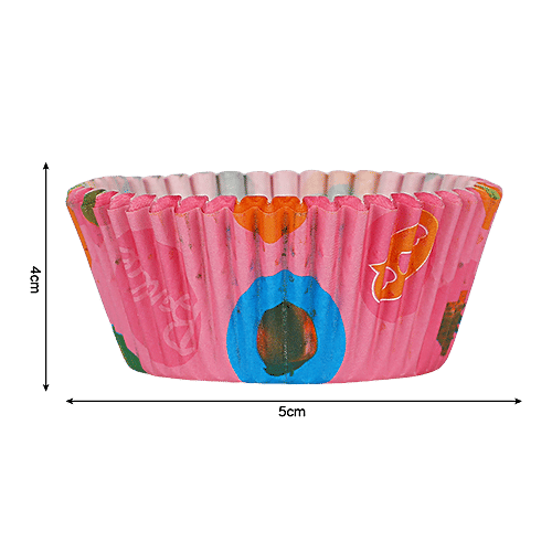 DP Multishaped Printed Cupcake Moulds - Paper, BB1341, 50 pcs  