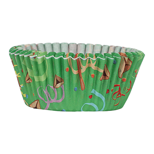 DP Cupcake Moulds & Spoons - Ribbon Print, Paper, BB1342, 25 pcs + 12 pcs  