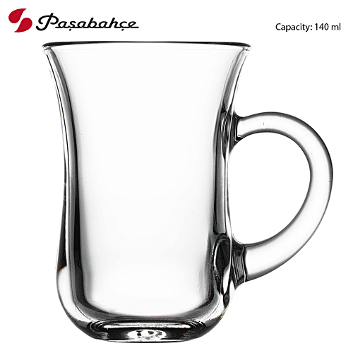 Pasabahce Chai/Keyif Coffee Mug, 140 ml Set of 6 Microwave Safe