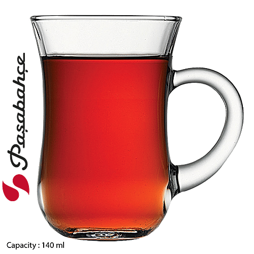 Pasabahce Chai/Keyif Coffee Mug, 140 ml Set of 6 Microwave Safe