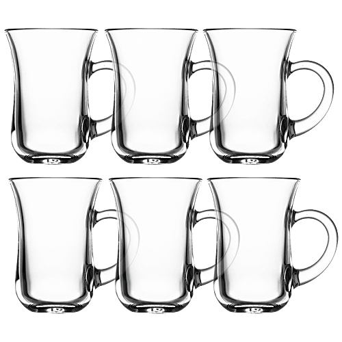 Pasabahce Chai/Keyif Coffee Mug, 140 ml Set of 6 Microwave Safe