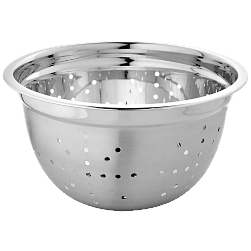 Vinayak Steel German Colander/Basket/Strainer - 21 cm, 2.8 L  