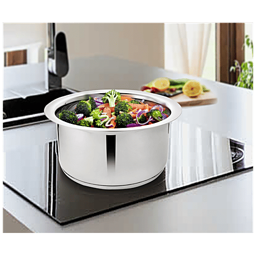 Vinayak Steel Tope Induction Bottom - 18 cm, 1.6 L  