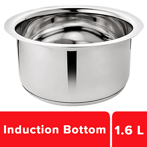 Vinayak Steel Tope Induction Bottom - 18 cm, 1.6 L  