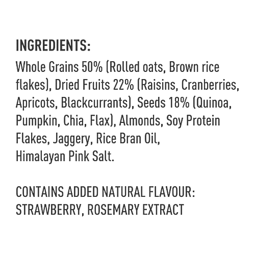 Yoga Bar Muesli - Dark Chocolate & Cranberry, Healthy, Rich In Protein, Breakfast Cereal, 40 g (Pack of 10) Protein Source