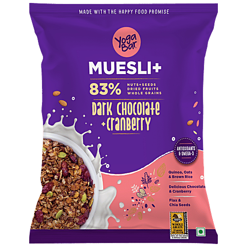 Buy Yoga Bar Muesli Dark Chocolate & Cranberry, Healthy, Rich In