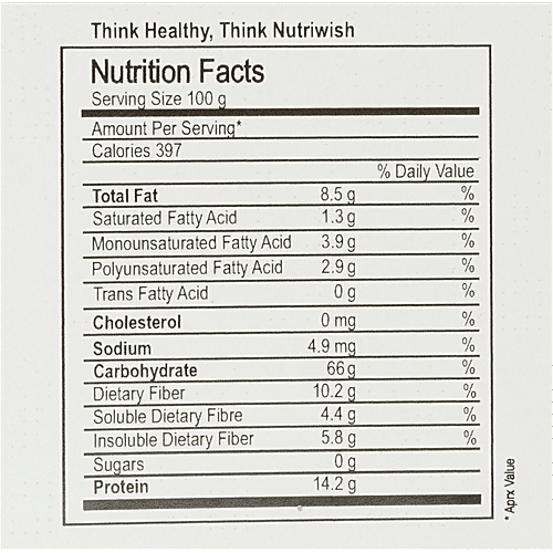 NUTRIWISH Steel Cut Oats, 200 g  