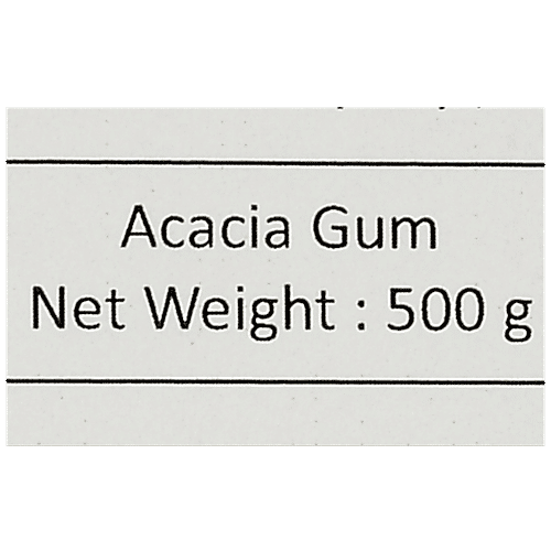 Nutriwish Acacia Gum, 500 g  Excellent Source of Dietary Fibers, Gluten Free