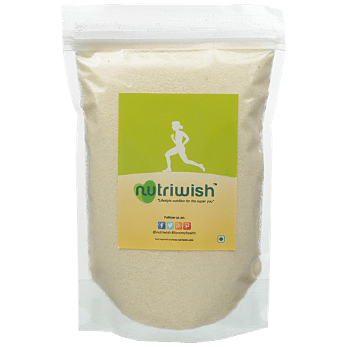 Nutriwish Coconut Flour, 200 g  No Trans Fat, No Cholesterol