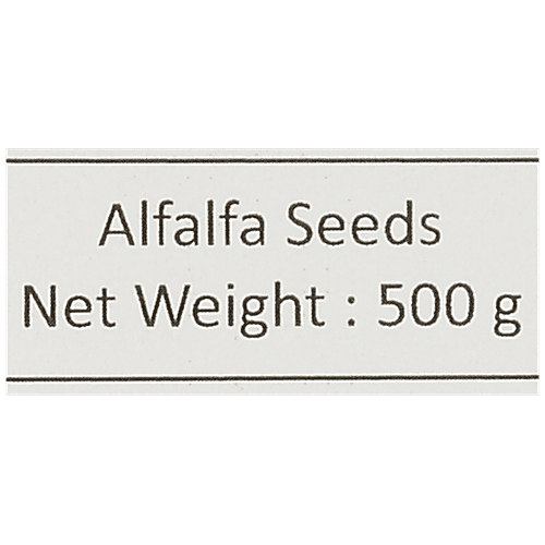 NUTRIWISH Alfalfa Seeds, 500 g  
