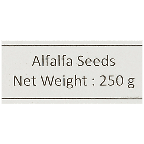 NUTRIWISH Alfalfa Seeds, 250 g  