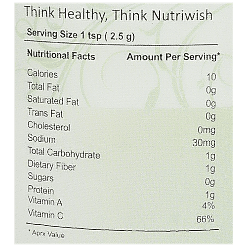 NUTRIWISH Alfalfa Powder, 100 g  