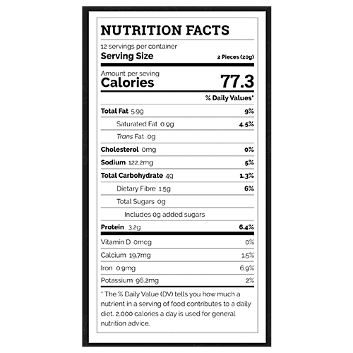 Ketofy Keto Matthi - Indian Masala, 250 g Gluten Free & Soy Free