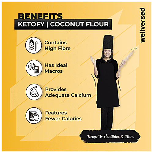 Ketofy  Keto Flour, 1 kg  Gluten Free, Soy Free