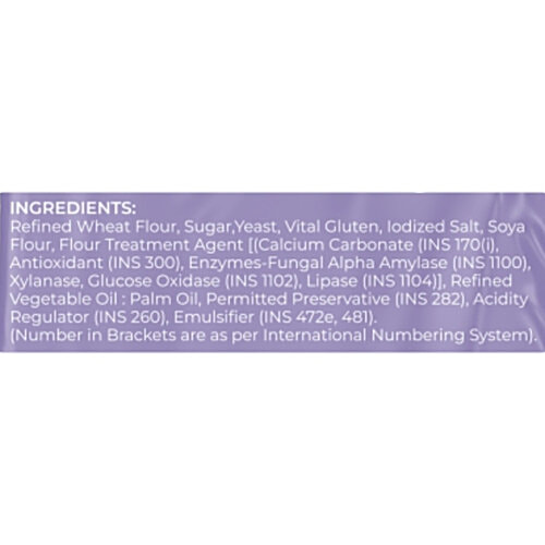 KABHI B Oven Fresh White Sliced Bread, 400 g  Enriched with Soya Proteins