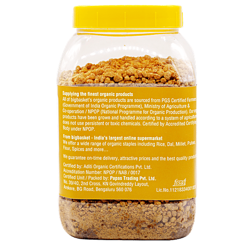 bb Royal Organic Jaggery/Gur Powder, 1 kg Jar 