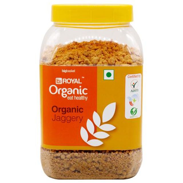BB Royal Organic Jaggery/Bella Powder, 1 kg Jar