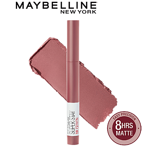 Maybelline New York Super Stay Crayon Lipstick - 15 Lead The Way, 1.2 g  