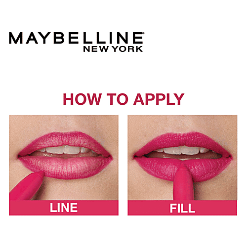 Maybelline New York Super Stay Crayon Lipstick - 15 Lead The Way, 1.2 g  