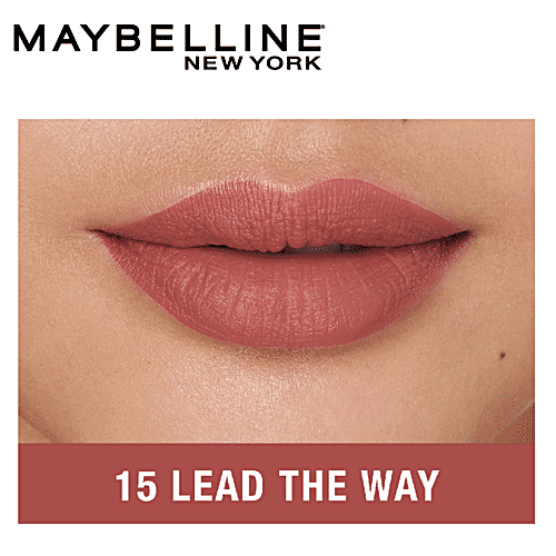 Maybelline New York Super Stay Crayon Lipstick - 15 Lead The Way, 1.2 g  