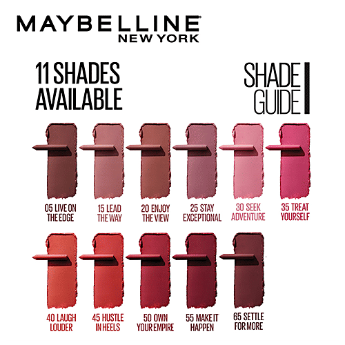 Maybelline New York Super Stay Crayon Lipstick - 25 Stay Exceptional, 1.2 g  