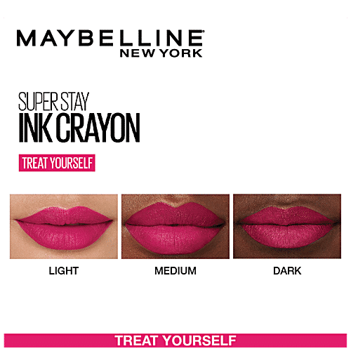 Maybelline New York Super Stay Crayon Lipstick - 35 Treat Yourself, 1.2 g