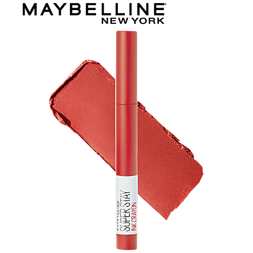 Maybelline New York Super Stay Crayon Lipstick - 40 Laugh Louder, 1.2 g  