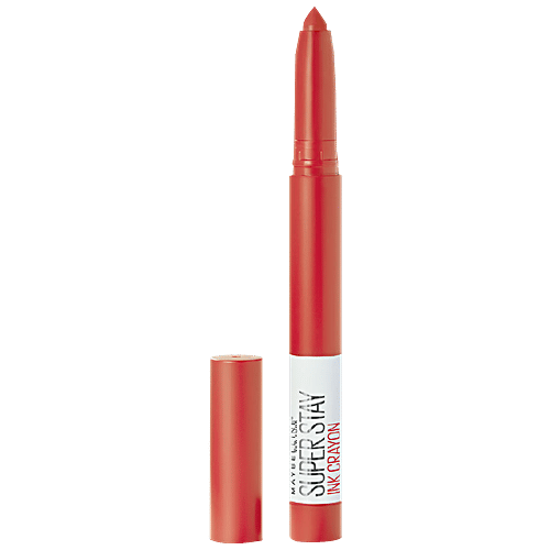 Maybelline New York Super Stay Crayon Lipstick - 40 Laugh Louder, 1.2 g  