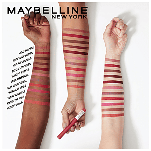 Buy Maybelline New York Super Stay Crayon Lipstick 45 Hustle In Heels