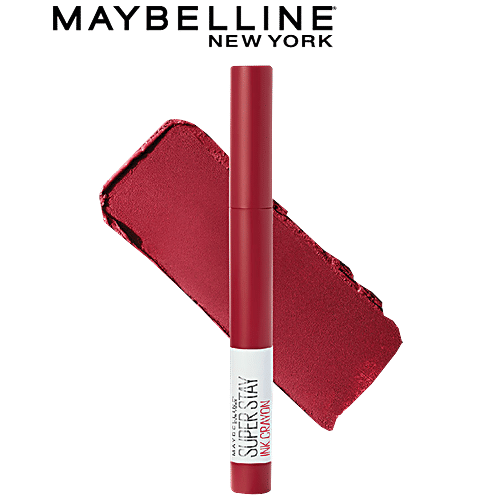 Maybelline New York Super Stay Crayon Lipstick - 50 Own Your Empire, 1.2 g  