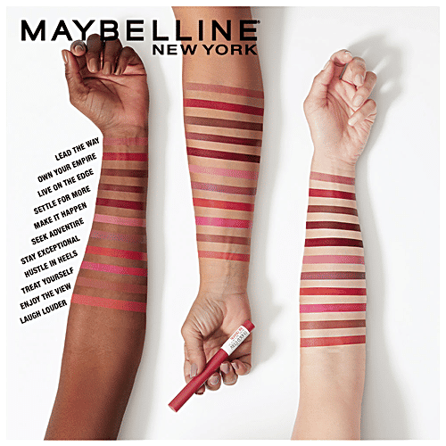 Maybelline New York Super Stay Crayon Lipstick - 50 Own Your Empire, 1.2 g  