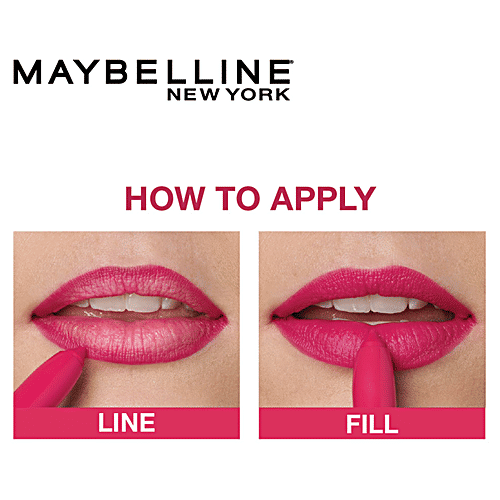 Maybelline New York Super Stay Crayon Lipstick - 65 Settle For More, 1.2 g  