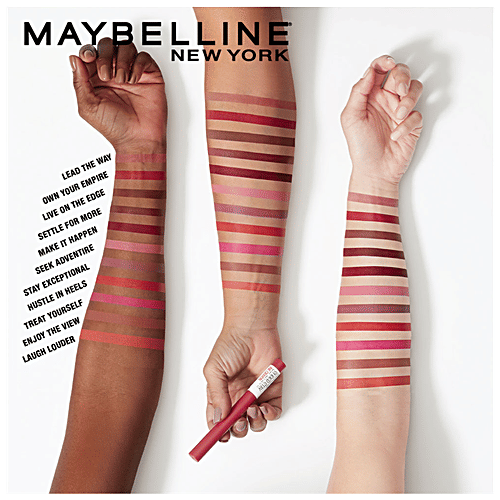 Maybelline New York Super Stay Crayon Lipstick - 65 Settle For More, 1.2 g  