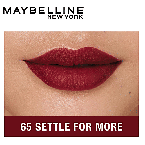 Maybelline New York Super Stay Crayon Lipstick - 65 Settle For More, 1.2 g  