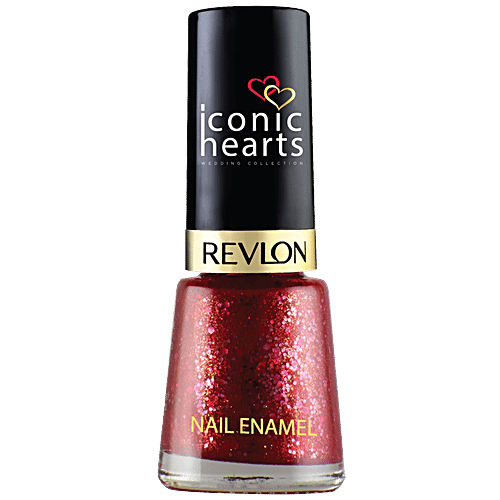 Revlon Nail Enamel Iconic Hearts Wedding Collection, 8 ml Wedding Bells Fade-Resistant & Long-Lasting Wear