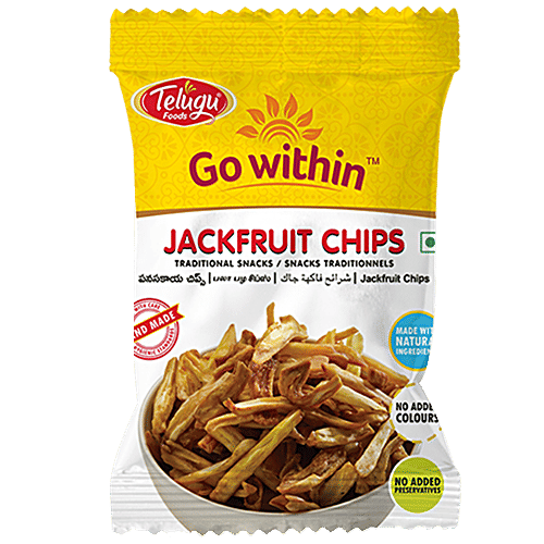 Telugu Foods Telugu Foods Jackfruit chips, 110 g Pouch 