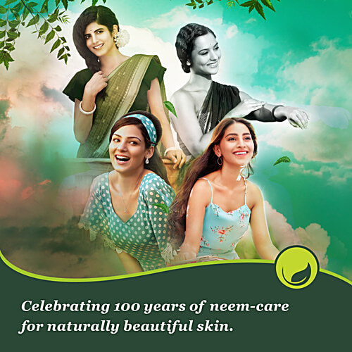 Margo Original Neem Soap, With Goodness of 1000 Neem Leaves, 125 g (Buy 6 Get 2 Free) With Goodness of 1000 Neem Leaves
