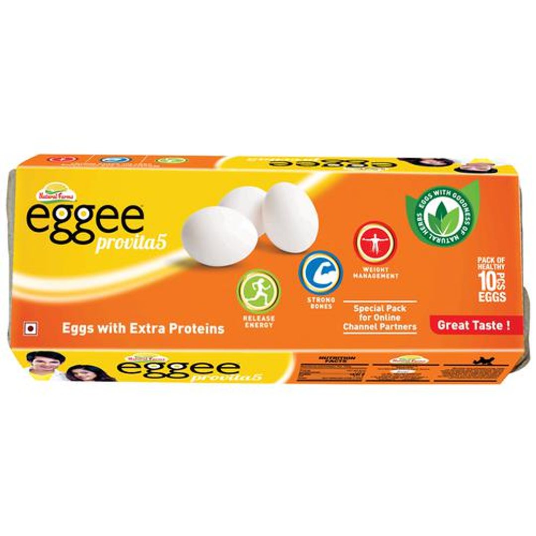 Eggee White Eggs With Extra Protein, 10 pcs 