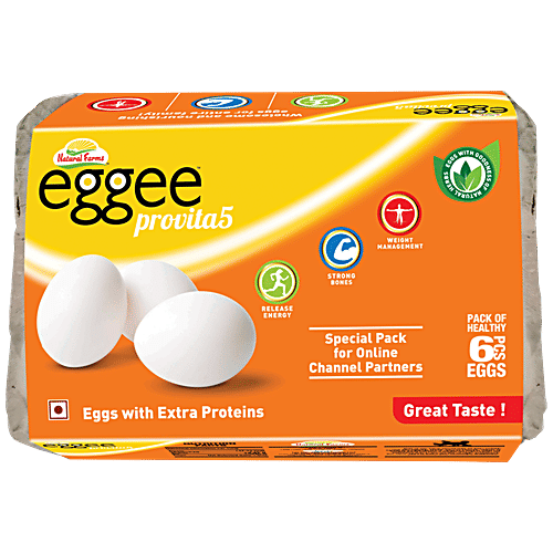 Buy Eggee White Eggs With Extra Protein Online at Best Price of Rs 90